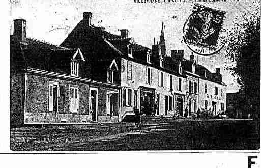 Ville de VILLEFRANCHED\'ALLIER Carte postale ancienne