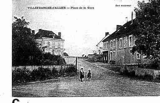 Ville de VILLEFRANCHED\'ALLIER Carte postale ancienne