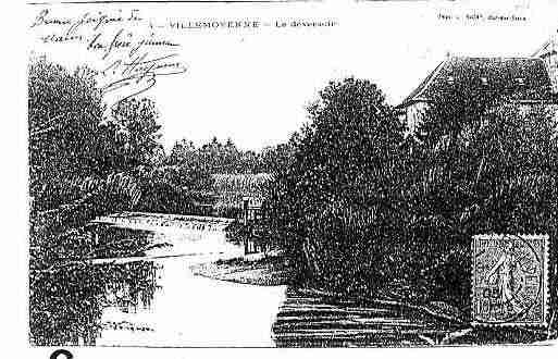 Ville de VILLENAUXELAGRANDE Carte postale ancienne