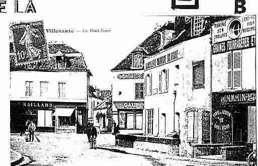 Ville de VILLENAUXELAGRANDE Carte postale ancienne