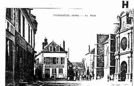 Ville de VILLENAUXELAGRANDE Carte postale ancienne