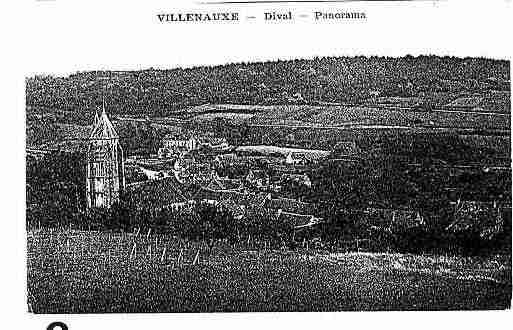 Ville de VILLENAUXELAGRANDE Carte postale ancienne