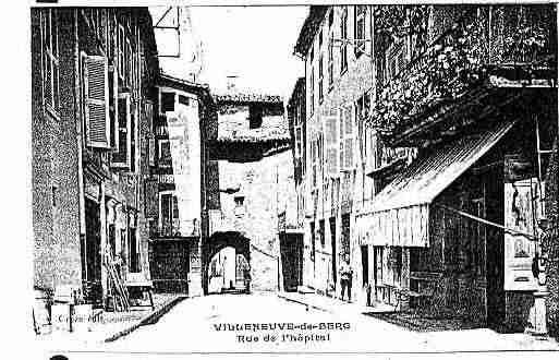 Ville de VILLENEUVEDEBERG Carte postale ancienne