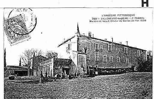 Ville de VILLENEUVEDEBERG Carte postale ancienne