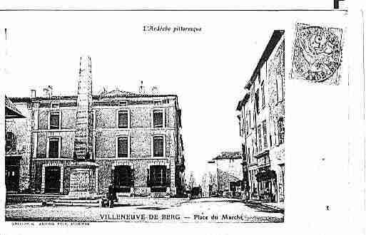 Ville de VILLENEUVEDEBERG Carte postale ancienne