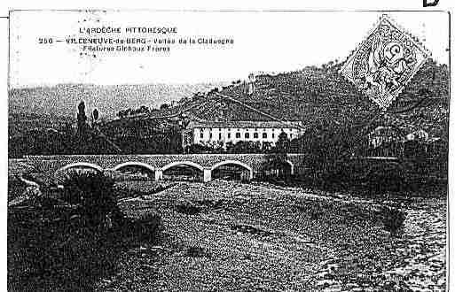 Ville de VILLENEUVEDEBERG Carte postale ancienne