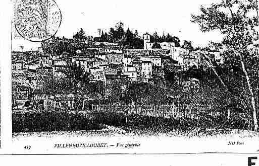 Ville de VILLENEUVELOUBET Carte postale ancienne