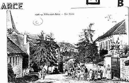 Ville de VILLESURARCE Carte postale ancienne