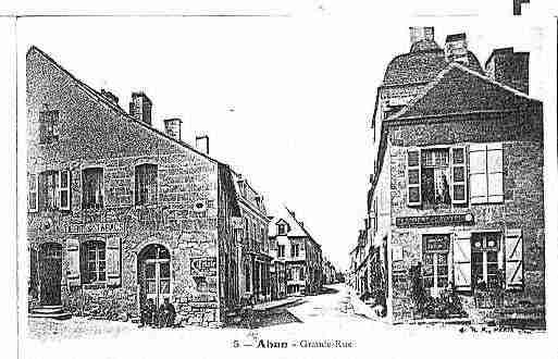 Ville de AHUN Carte postale ancienne