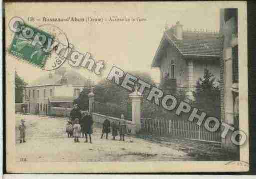 Ville de AHUN Carte postale ancienne