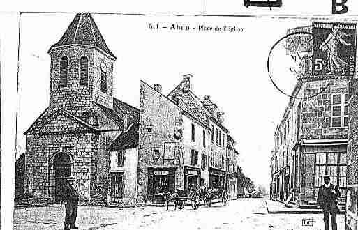 Ville de AHUN Carte postale ancienne