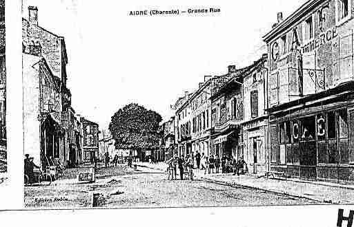 Ville de AIGRE Carte postale ancienne