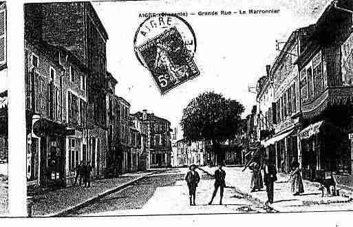 Ville de AIGRE Carte postale ancienne