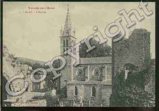 Ville de ALETLESBAINS Carte postale ancienne