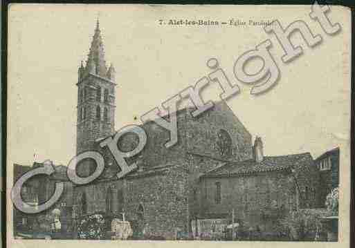 Ville de ALETLESBAINS Carte postale ancienne