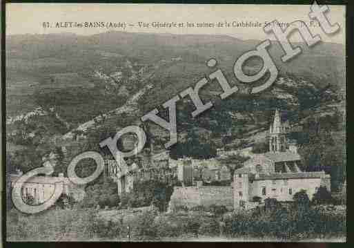 Ville de ALETLESBAINS Carte postale ancienne