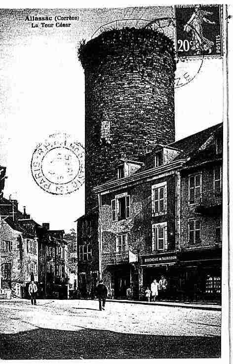 Ville de ALLASSAC Carte postale ancienne