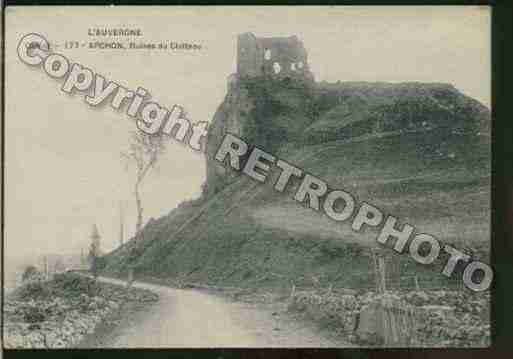 Ville de APCHON Carte postale ancienne