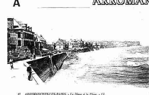 Ville de ARROMANCHESLESBAINS Carte postale ancienne