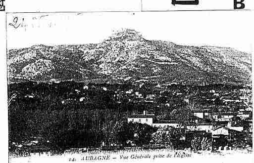 Ville de AUBAGNE Carte postale ancienne