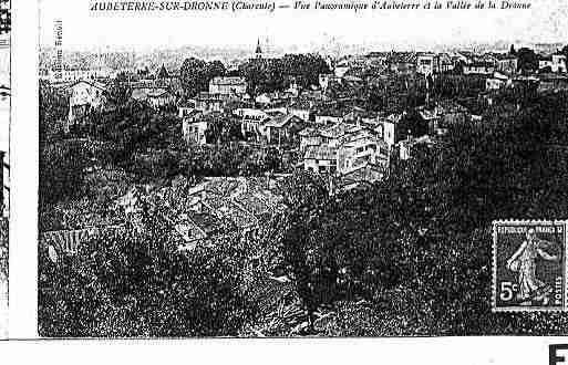 Ville de AUBETERRESURDRONNE Carte postale ancienne