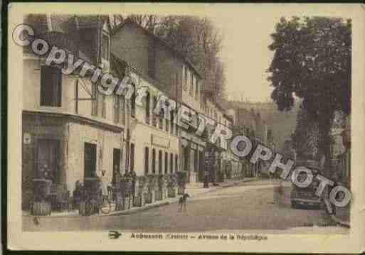 Ville de AUBUSSON Carte postale ancienne