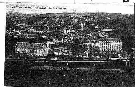 Ville de AUBUSSON Carte postale ancienne