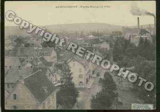 Ville de AUDINCOURT Carte postale ancienne