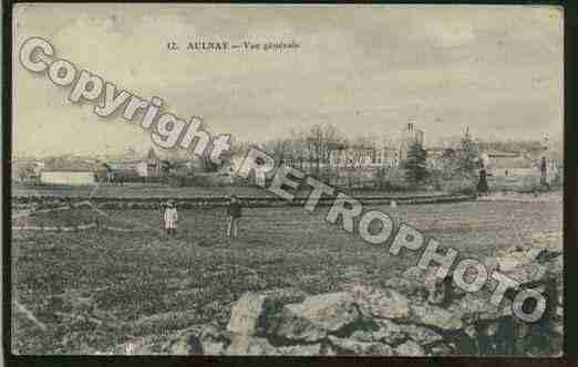 Ville de AULNAY Carte postale ancienne