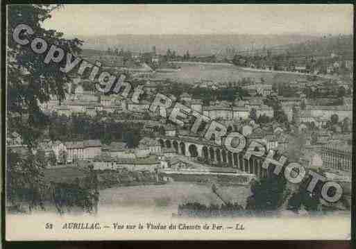 Ville de AURILLAC Carte postale ancienne