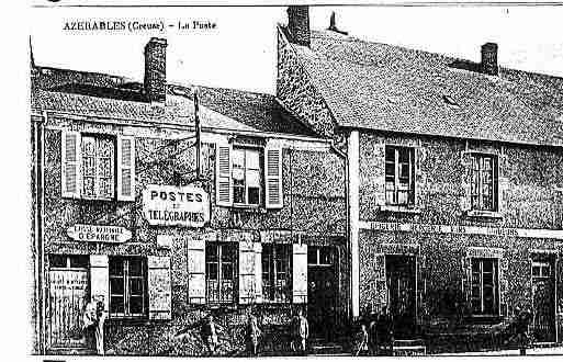 Ville de AZERABLES Carte postale ancienne