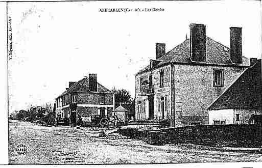 Ville de AZERABLES Carte postale ancienne