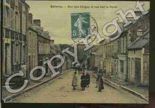 Ville de BALLEROY Carte postale ancienne