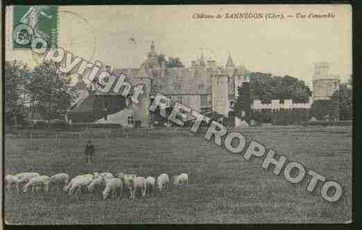 Ville de BANNEGON Carte postale ancienne