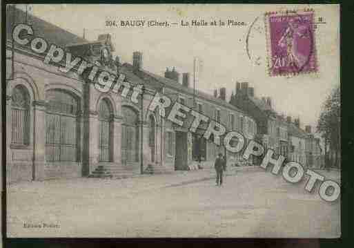 Ville de BAUGY Carte postale ancienne