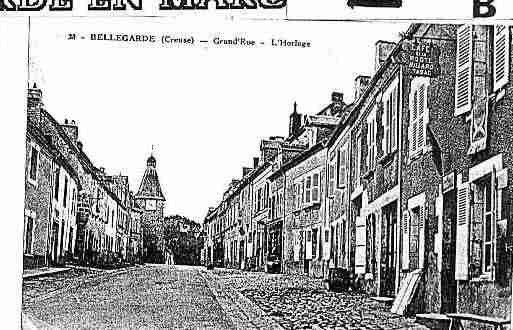 Ville de BELLEGARDEENMARCHE Carte postale ancienne