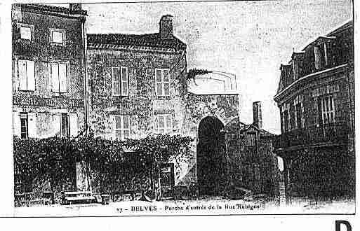 Ville de BELVES Carte postale ancienne