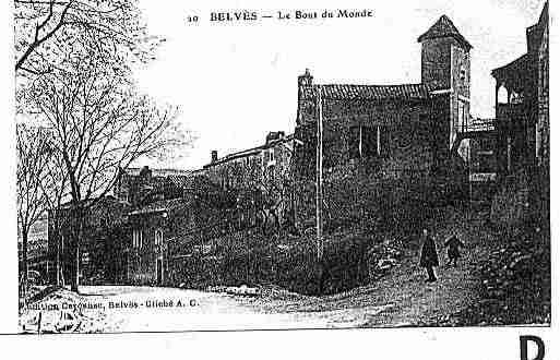 Ville de BELVES Carte postale ancienne