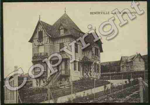 Ville de BENERVILLESURMER Carte postale ancienne