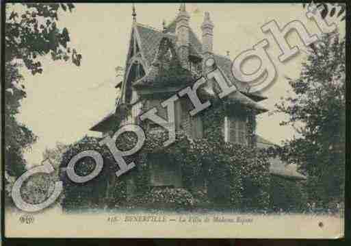 Ville de BENERVILLESURMER Carte postale ancienne