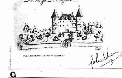 Ville de BERGERAC Carte postale ancienne