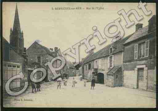 Ville de BERNIERESSURMER Carte postale ancienne