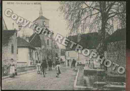 Ville de BEZE Carte postale ancienne