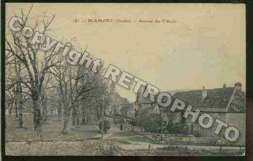 Ville de BLAMONT Carte postale ancienne