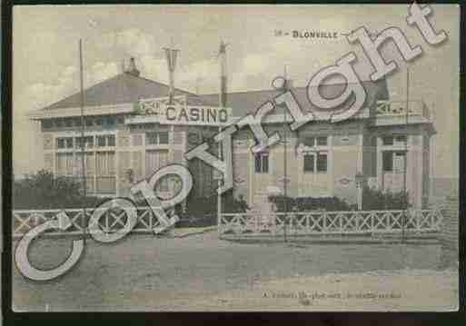 Ville de BLONVILLESURMER Carte postale ancienne