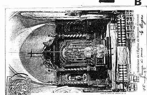 Ville de BONNAT Carte postale ancienne