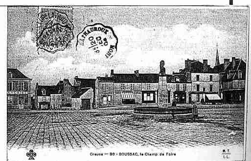 Ville de BOUSSAC Carte postale ancienne