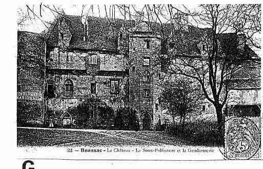 Ville de BOUSSAC Carte postale ancienne