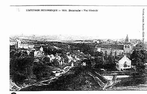 Ville de BOZOULS Carte postale ancienne