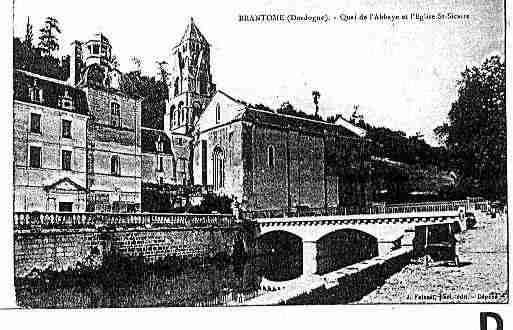 Ville de BRANTOME Carte postale ancienne